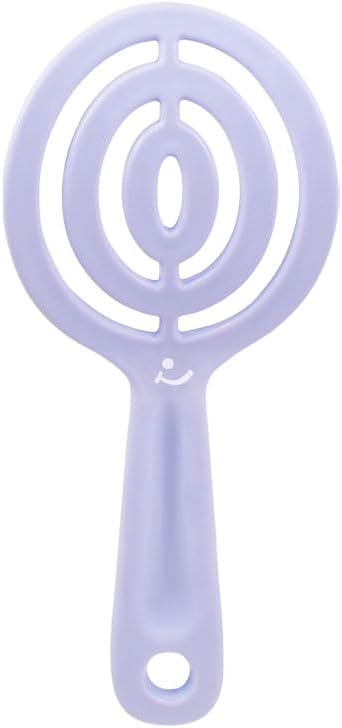 Cricket Hapi So Clean Scalp Massager Brush – Silicone Scrubber & Exfoliator for Hair & Scalp Care, 38 Firm Tapered Teeth, Shampoo Brush for Shower & Salon - Light Purple