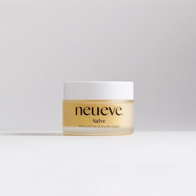 NeuEve Salve Age <70 Topical Cream for Menopause Relief, Vaginal Dryness, Irritation & Itching, All-Natural Ingredients | 0.7 oz | 3-Month Supply