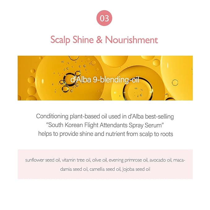 d'alba Piedmont Italian White Truffle Professional Repairing Hair Perfume Serum Fragrance (1.69 fl oz)