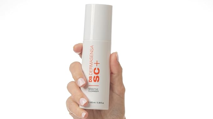 DS Dermasensa SC+ Sensitive Cleanser – Gentle Face Wash with Aloe & Glycerin, Hydrating & Non-Irritating Formula, 100ml / 3.38 fl.oz