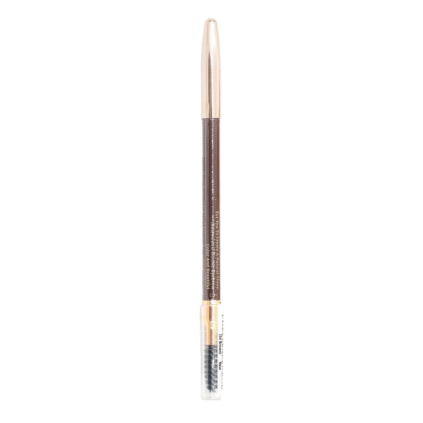 BODERMINCER 1pcs Eyebrow Pencil Longlasting Waterproof Durable Liner Eyebrow 5 Colors to Choose (5# Brown)