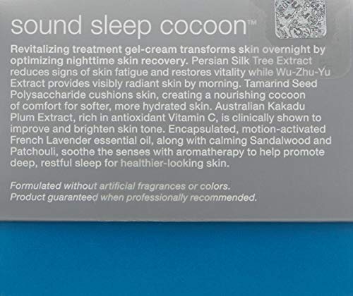 Dermalogica Sound Sleep Cocoon Night Cream Gel for Face, Revitalizing Overnight Moisturizer with Essential Oils - Promotes Restful Sleep for Radiant, Healthier-Looking Skin, 1.7 Fl Oz