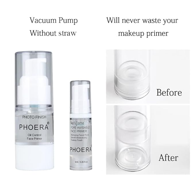 18Ml PHOERA Primer,Magical Perfecting Mattifying Base Anti-Aging WrinklesShrink Pore Primer for Face Remove Fine Lines Exfoliating Anti-Oxidation. (18Ml)