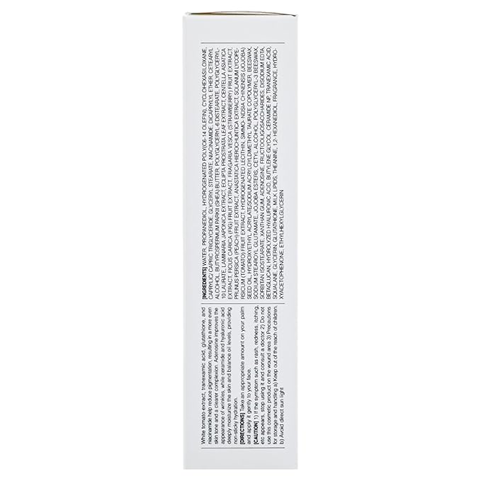 BICHE Dermatologist Formulated White Tomato Cream with Niacinamide, Tranexamic Acid, Glutathione Face Cream 50ml - Anti-Aging, Dark Spot Corrector, 100hrs Deep Hydration