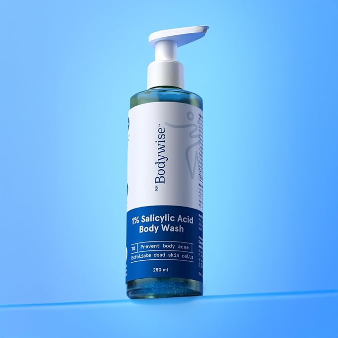 Be Bodywise Body Wash. Prevents Body Acne, Strawberry Skin. Non-Drying, Deep Moisture, Fresh Scent. Paraben Free, Suphate Free. 8.45 Fl Oz