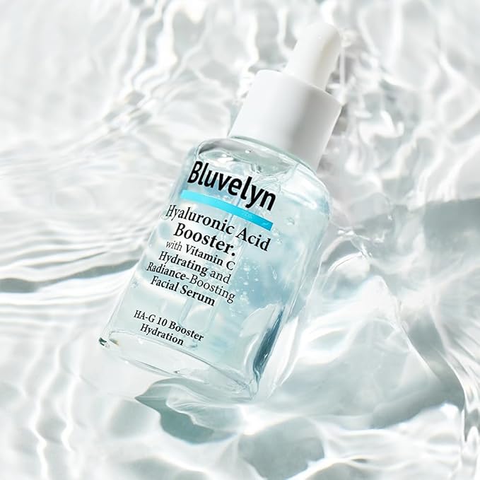 10-Layer Hyaluronic Acid Booster Serum β 100,000ppm High Concentration with Vitamin C β Deep Hydration & Brightening for All Skin Types, (50ml /1.69 fl.oz)