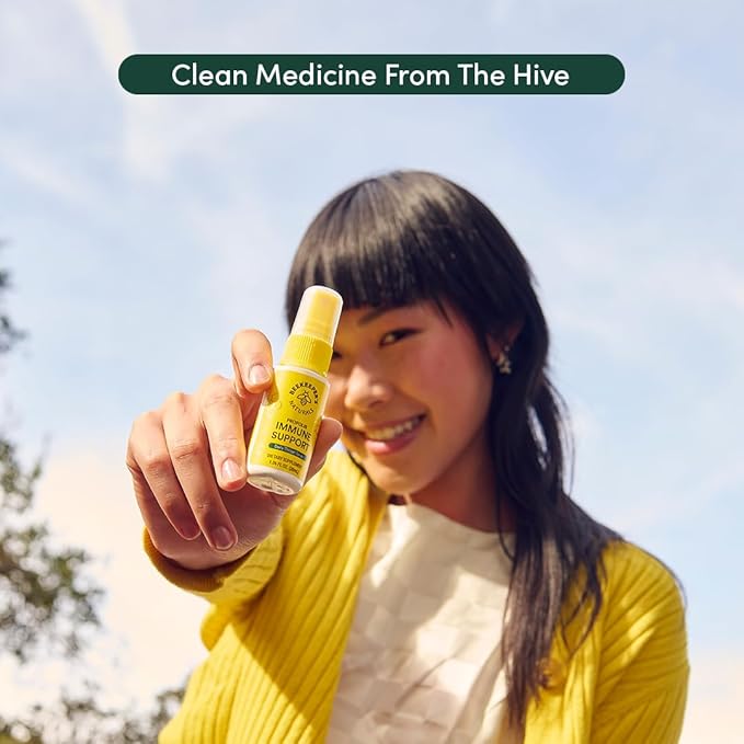 Beekeeper's Naturals Propolis Throat Spray, Natural Immune Support & Sore Throat Relief - Antioxidants, Keto, Paleo, Gluten-Free, 1.0 oz (Pack of 2)