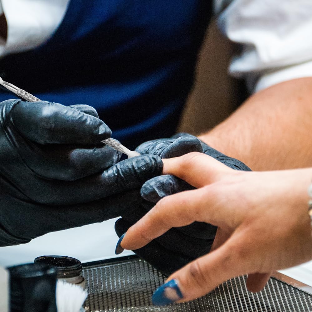 8 Pieces Nail Cuticle Pusher Stainless Steel Nail Polish Cuticle Remover Double Ended Manicure Nail Pedicure Tool Metal Cuticle Peeler Scraper for Fingernails and Toenails (Silver)