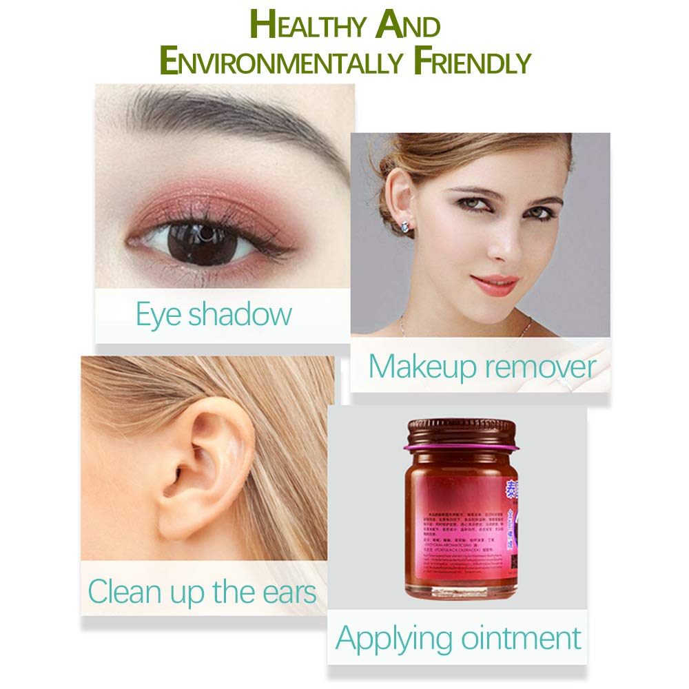 Bamboo Cotton Swabs 400 Count - Vegan Cotton Buds - Natural Wooden Ear Sticks With Double Tipped - Organic Cotton Swabs For Ear Wax Removal