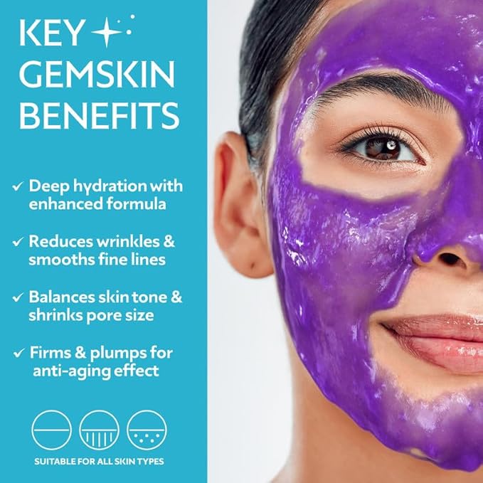 Jelly Mask set of 3 Combo Pack Peridot + Amethyst + Topaz