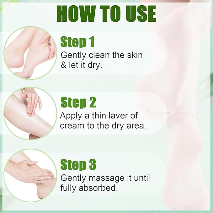 2Pcs 60% Urea Foot Cream Set, Hydrating Lotion Stick Balm, Hand and Foot Cream Urea Moisturizer, Moisturizing Cream 60 Percent for Feet Maximum Strength, 40G Each