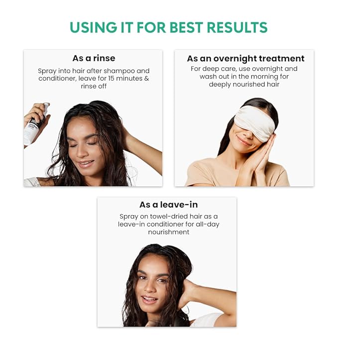 Anveya Rosemary Water Hair Spray | Natural Rose mary Extract, Rice Water & Hyaluronic Acid | Rosemary Water Spray for Hair Growth, Control & Hair Care | Hair Spume to Shine & nourish |100ml