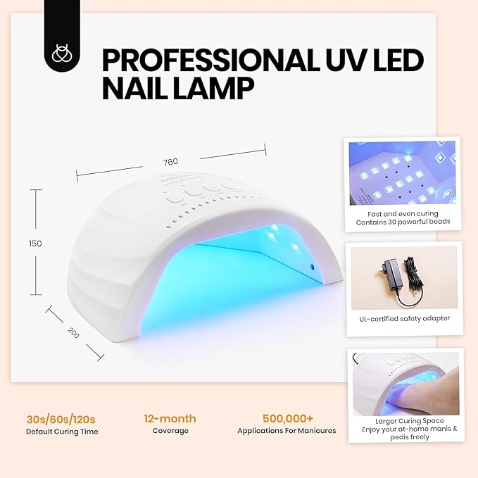Beetles Gel Nail Polish Kit with Uv Light, 75PCS Gel Polish Starter Kit with Base Top Coat Exquisite 45 Colors Femininity Burgundy Red Green Nude Polish Nail Art Gift for Women