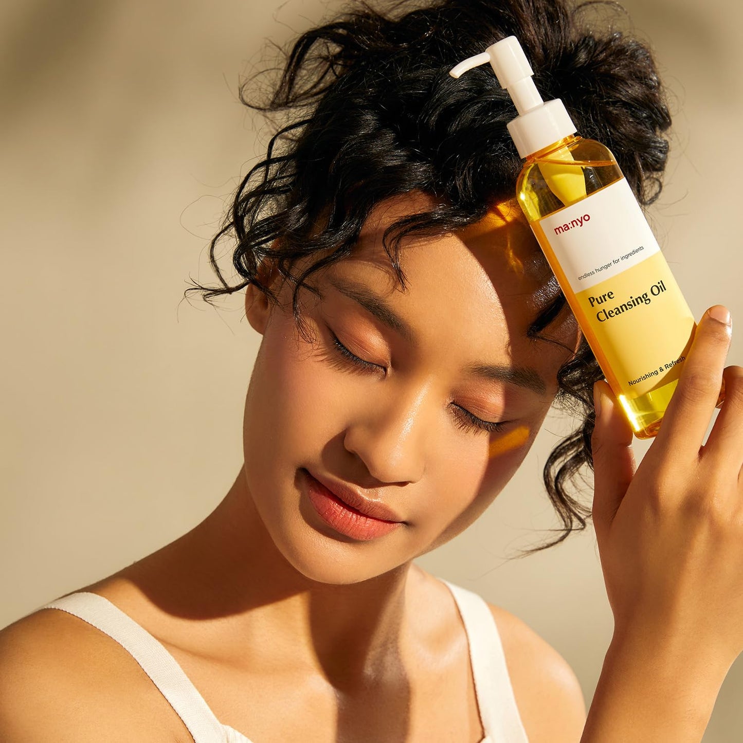 ma:nyo Pure Cleansing Oil 6.7 fl oz (200ml) Daily Makeup Remover & Blackhead melting with 14 Plant-Based Oils | Suitable for All Skin Types | Korean Skincare