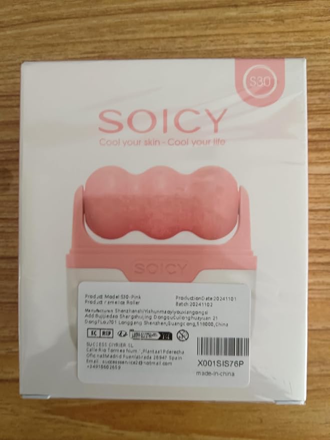 2 in 1 Cool Ice Roller for Face and Eye Facial Roller Personal Skin Care Tool with Carry Case to Reduce Puffiness and Relief Migraine, Pain. Women Mother Gift