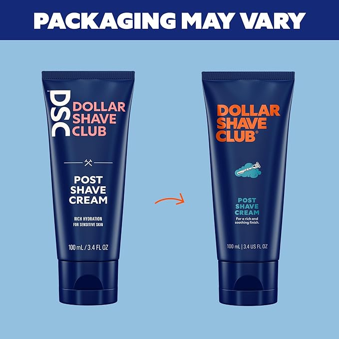 Dollar Shave Club | Post Shave Cream 3.4 ounce (2 Pack) | Hydrating Post Shave Lotion