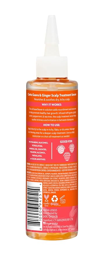 Cantu Guava & Ginger, Scalp Nourishing Treatment Serum, 4 fl oz (118 ml)