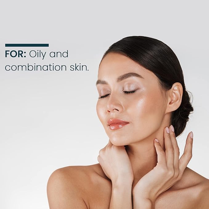 Azelaic Toner & Drying Lotion Duo - Face Treatment Set for Rosacea & Cystic Acne, Soothing Redness Relief, Shrinks Whiteheads & Pores | Normal to Oily Skin