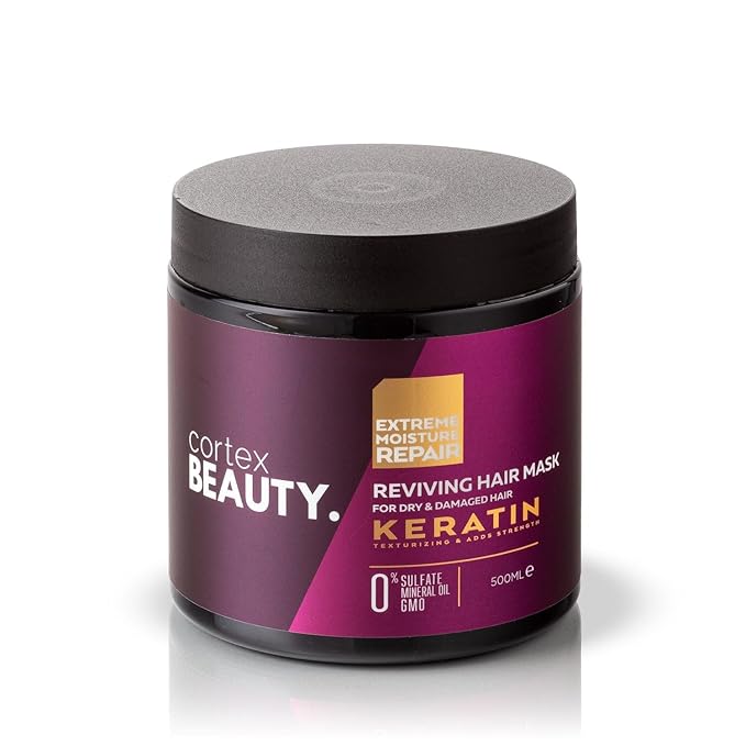 Cortex Beauty | Keratin Reviving Hair Mask for Dry & Damaged Hair
