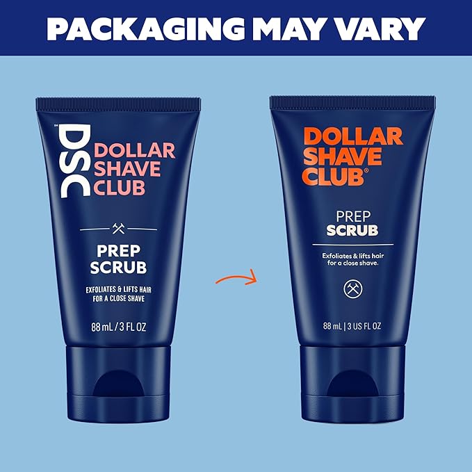 Dollar Shave Club | Prep Scrub 3 ounce (2 Pack) | Pre Shave Scrub to Prevent Ingrown Hairs