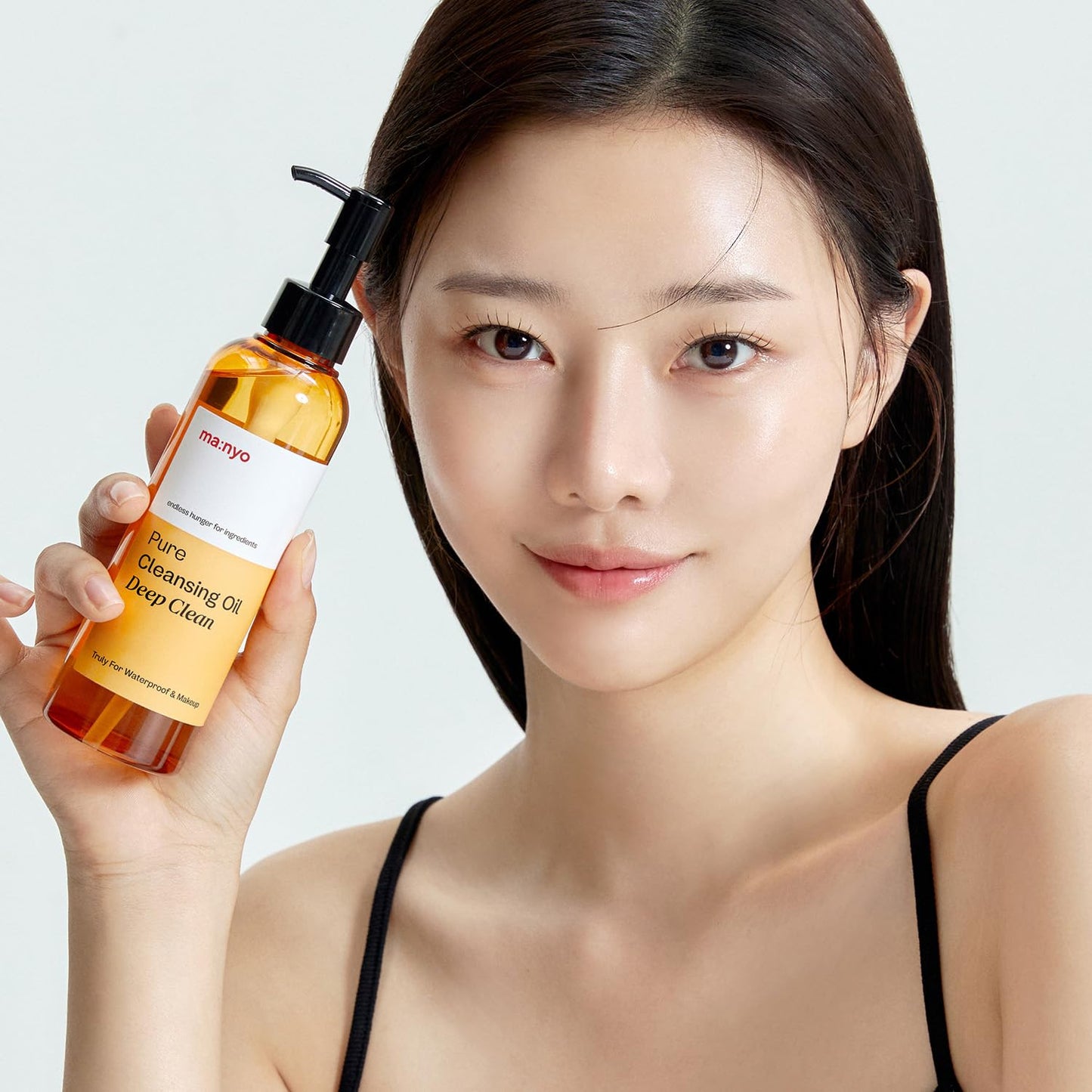 ma:nyo Pure Cleansing Oil 6.7 fl oz (200ml) Daily Makeup Remover & Blackhead melting with 14 Plant-Based Oils | Suitable for All Skin Types | Korean Skincare