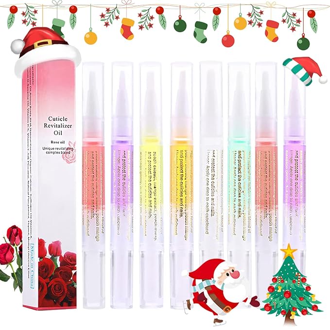AIJIMEI 8pcs Cuticle Oil Pens Cuticle Oil Nail Oil Cuticle Nail Nutrition Oil Cuticle Oil Pen for Nails Moist Nail Repair Nail Care Essential Oil Moist