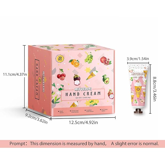 20pack Hand Lotions Gift Set for Dry Hands,Natural Plant Scents, Perfect for Women, Birthday, Mother's Day,Teacher Appreciation, Bridesmaid Thank You Gifts