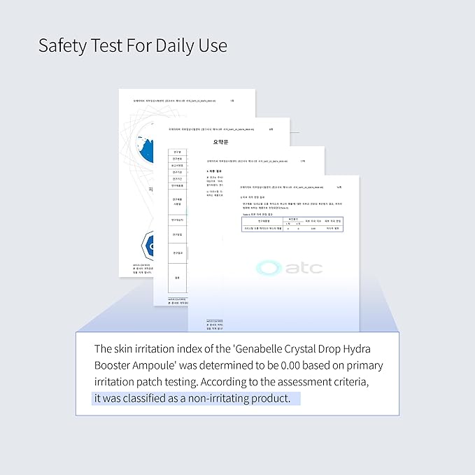 Crystal Drop Hydra Booster Ampoule – Hydrating Serum with Hyaluronic Acid, Panthenol & Jojoba Oil for Skin Barrier and Glow – 1.01 fl.oz