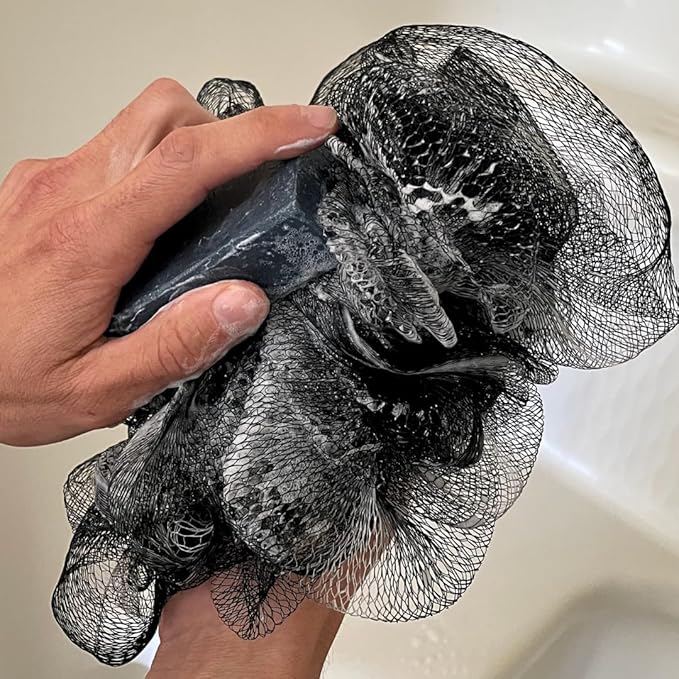 All Natural Body Acne Soap with Charcoal, Pumice, Tea Tree Oil & Vitamin E for a Deep Exfoliation Back Acne Treatment, Not for Sensitive Skin