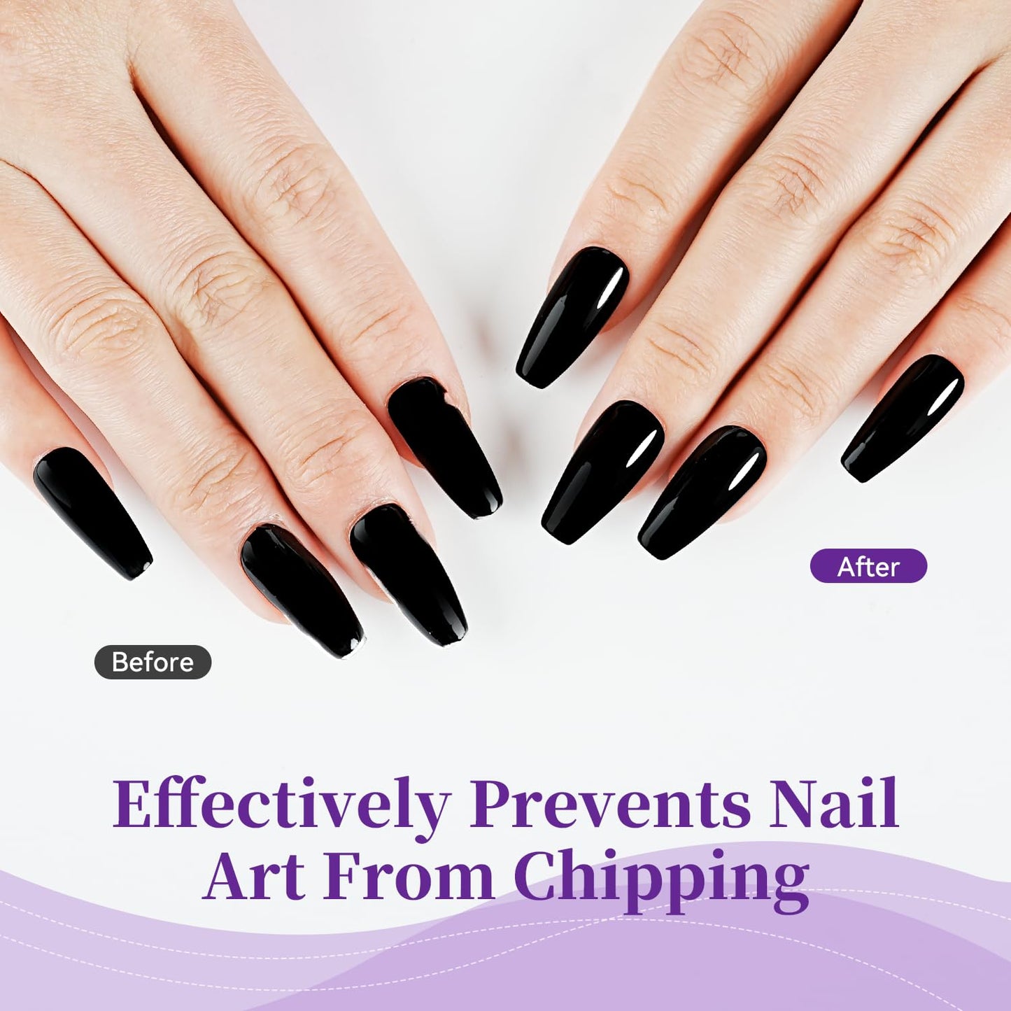 16.5ml Base Coat Nail Polish, Quick Dry Large Volume Base Coat, Color Lock Strengthen Nails for Women Salon DIY Nail Art