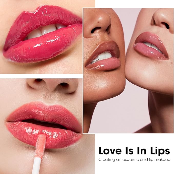 AZEN 100 Pack Lip Gloss Bulk Set, Shimmery Lip Gloss for Women and Girls With Rich Varied Colors