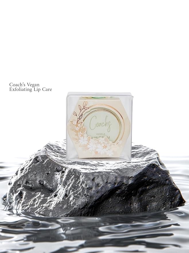 Coach's Natural Moisturizing, Nourishing, Vegan Mint and Vanilla Lip Balm.