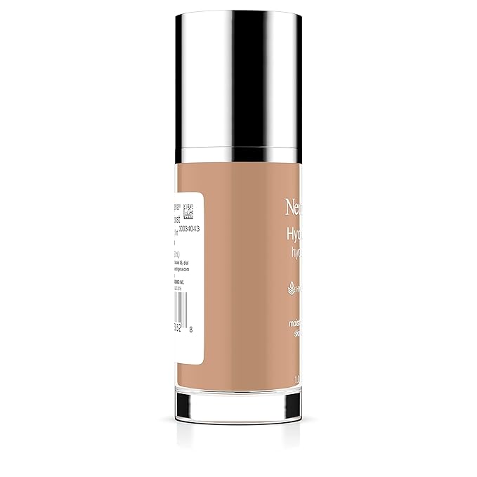 Neutrogena Hydro Boost Hydrating Tint with Hyaluronic Acid, Lightweight Water Gel Formula, Moisturizing, Oil-Free & Non-Comedogenic Liquid Foundation Makeup, 40 Nude Color, 1.0 fl. oz (Pack of 2)