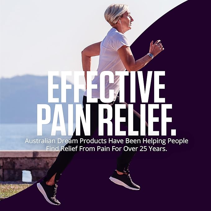 Australian Dream Back Pain Cream - Soothing, Non-Greasy Muscle Pain Relief Cream - Good for Neck, Back, Body, or Muscle Aches - 4 oz Jar