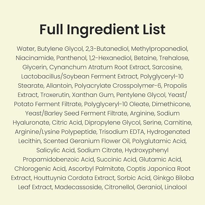 CNP Rescue+Propolis Serum - Redness Relief Serum with Niacinamide & IP-BHA, Soothing, Hydrating, Minimizing Pores, for Oily & Sensitive Skin, Lightweight Essence for Glass Skin, Korean Skin Care