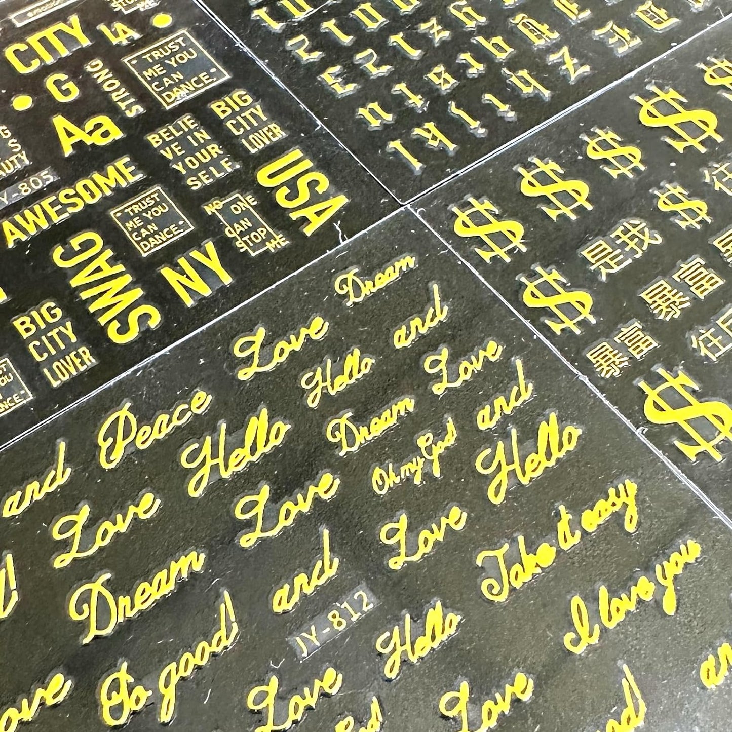 30 Sheets Gold Nail Stickers Decals Gold Star Line Nail Decals 3D Self-Adhesive Nail Art Stickers Flower Butterfly Nail Supplies for DIY Acrylic Nails for Women