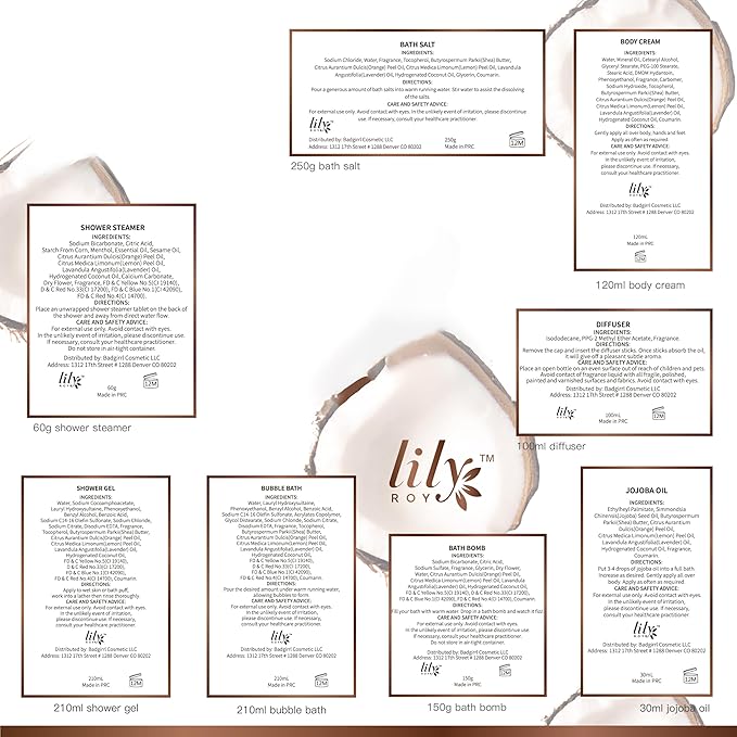 Bath and Body Gift Basket Set for Women - Coconut Vanilla Christmas Gifts for Women, Spa Gift Basket 17-Piece Bath Gift Set Self Care Gifts for Mothers Day, Birthday Gifts