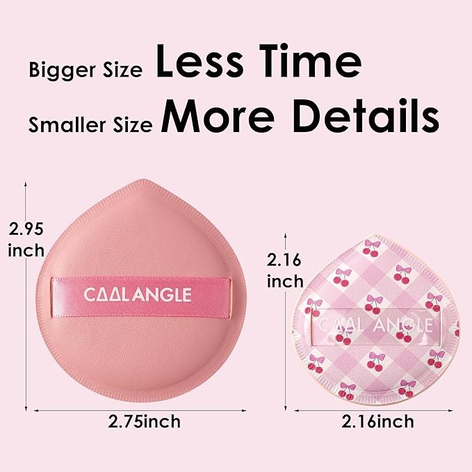 5Pcs Cherry Pink Makeup Sponge For Foundation Concealer And Powder, latex free Blender Sponge For Natural And Easy Makeup Soft Long-lasting And Beginner-friendly, Medium