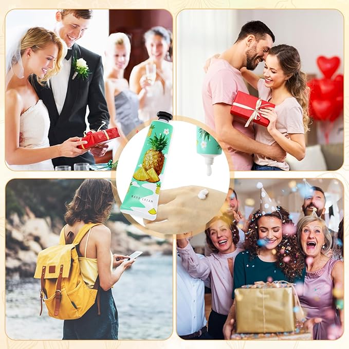 12 Pack Hand Cream for Women, Mini Hand Lotion Travel Size for Dry Cracked Care, Moisturizer Gifts Set for Mother, Girl, Teacher Appreciation and Bridesmaid Present