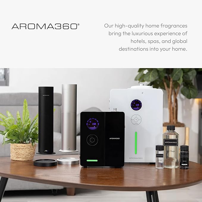 Aroma360 Dream On Fragrance Oil Blend - 500ML - Scented Aromatherapy Diffuser Oil with Serene White Tea, Healing Aloe Vera, and Warm Earthy Cedar