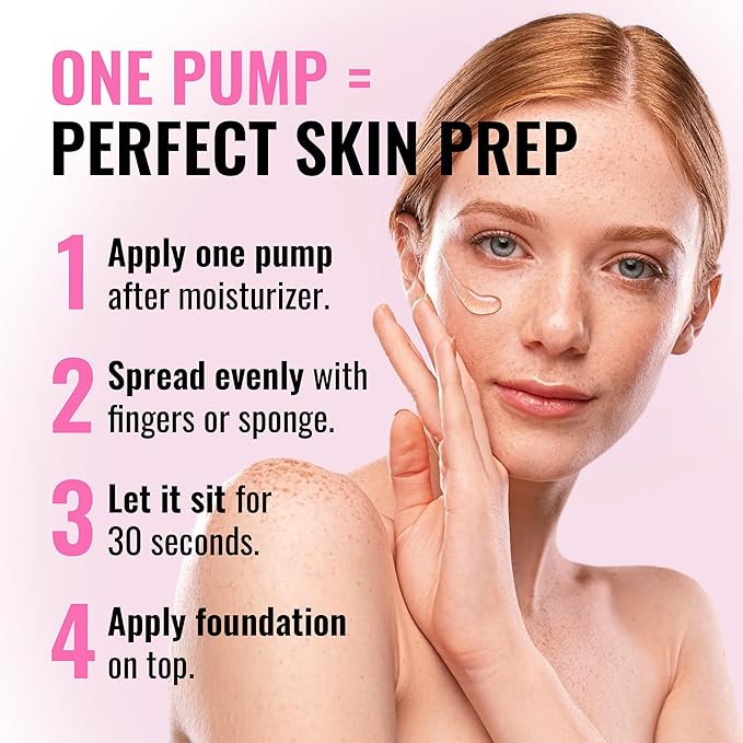 Dermacol - Satin Makeup Base, Matte Face Primer for Wrinkles and Pores, Transparent Makeup Primer for Oily Skin & Dry and Combination Skin, Easy to Blend Pore Filling Primer, No Preservatives, 30 mL