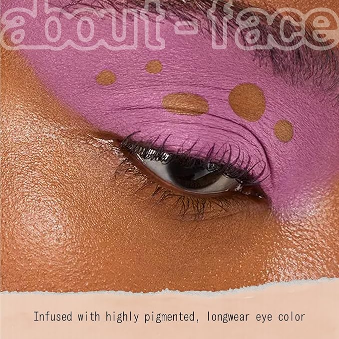 about-face Matte Fluid Eye Paint Dionysus – High-Pigment Liquid Eyeshadow, Long-Lasting, No-Budge Matte Finish, Vegan & Cruelty-Free (Soft Orchid)