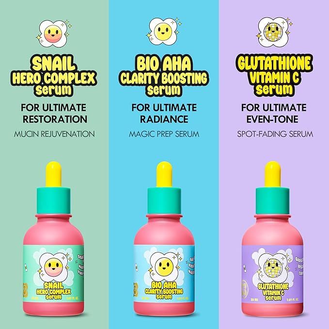 Bio-AHA Clarity Boosting Face Serum 50ml | Korean Serum w/Mild Exfoliation Fruit-Based Lactic Acids, Probiotics & Niacinamide