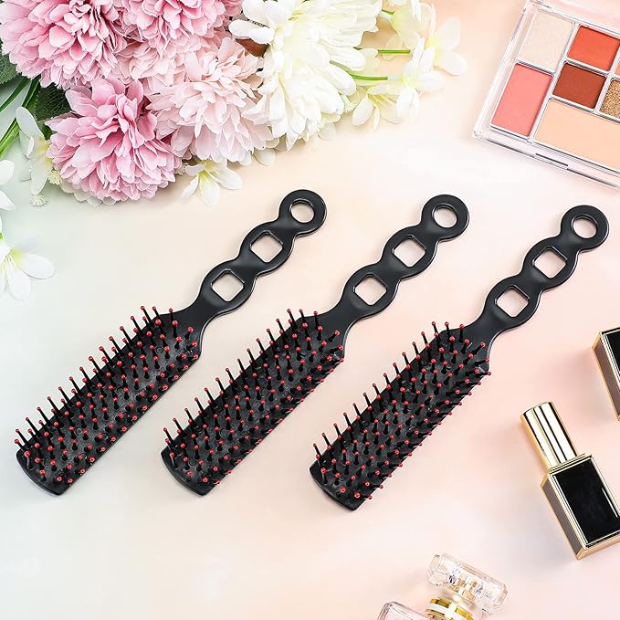 60 Pcs Bulk Hair Brushes for Homeless Disposable Hair Brushes Anti Static Bristles Brush for Shelter Hotel Nursing Home Charity Church 7.5 x 1.4 Inch