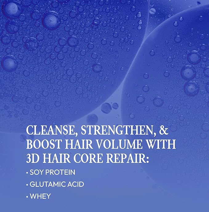 3D Volume Up Shampoo - Achieve 150% More Volume, Improve Scalp, Repair & Strengthen - DHT Blocker for Men, Mens Hair Growth Products, Volumizing Shampoo for Thinning Hair, Gifts For Men