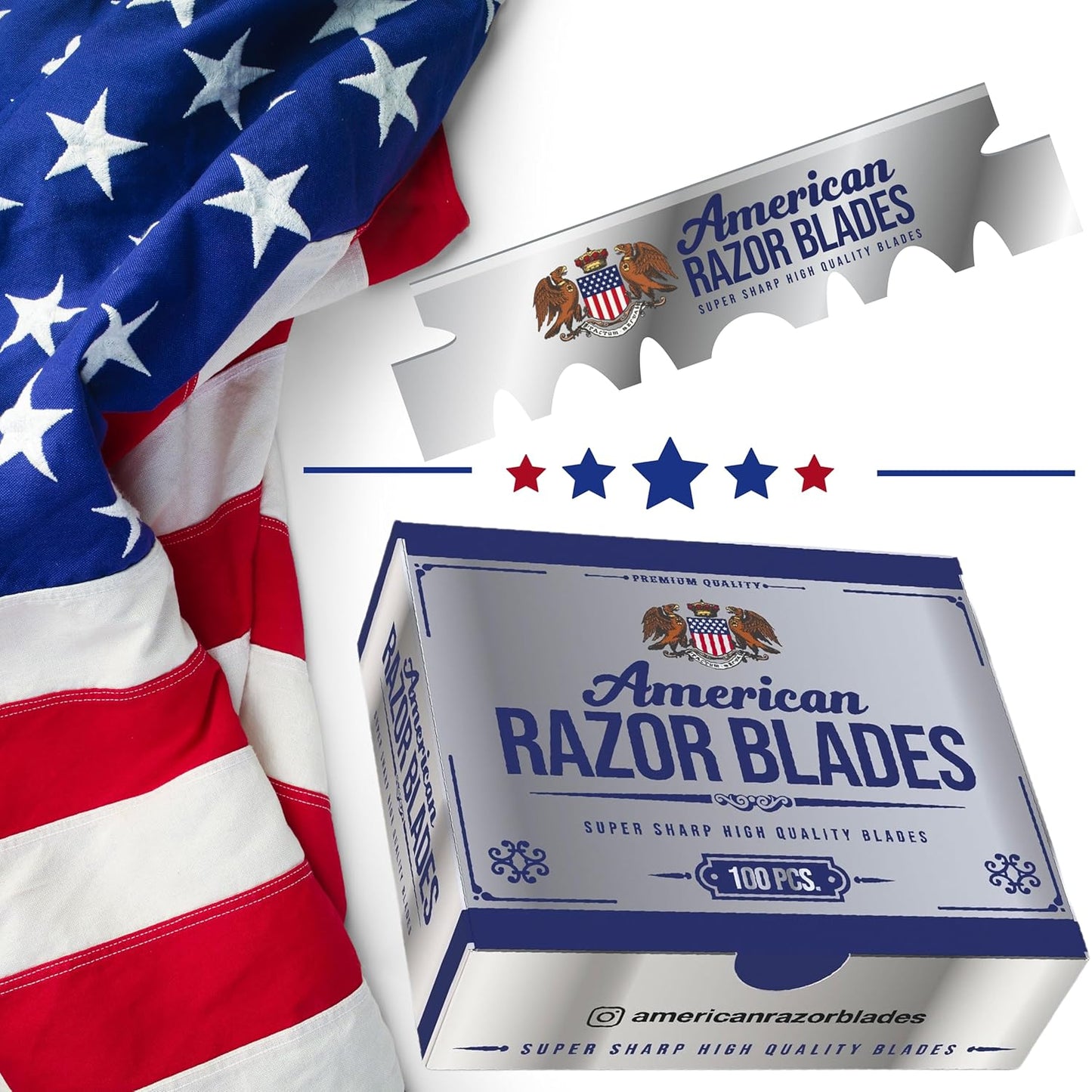 American Razor Blades from The Shave Factory - Single Edge Razor Blades (6)