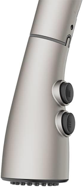 Amazon Basics Kitchen Faucet, Pull-Down Sink with Fast Mount, Spot-Free Stainless Finish, 1-Pack