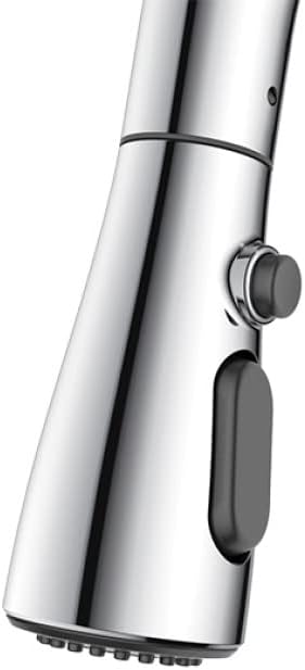 Amazon Basics Kitchen Faucet, Pull-Down Sink with Fast Mount, Chrome Finish, 1-Pack