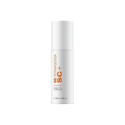 DS Dermasensa SC+ Sensitive Cleanser – Gentle Face Wash with Aloe & Glycerin, Hydrating & Non-Irritating Formula, 100ml / 3.38 fl.oz