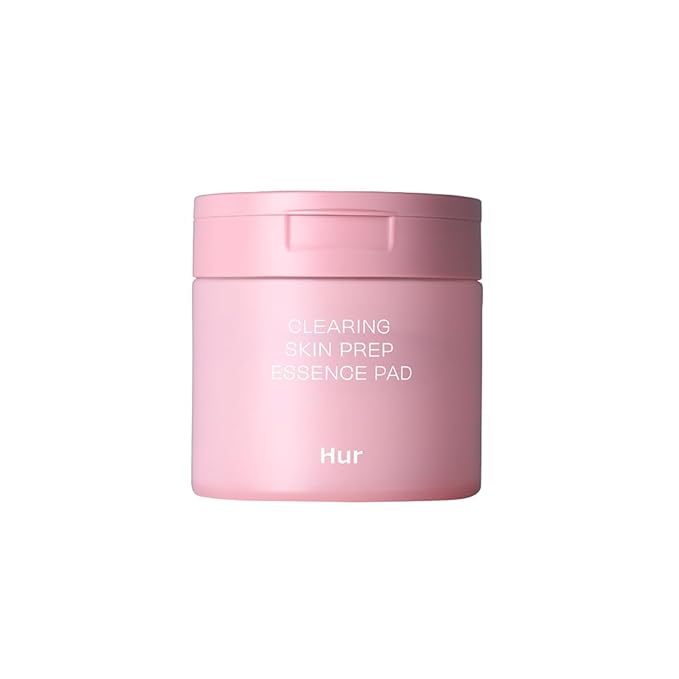 Clearing Skin Prep Essence Pad with AHA BHA PHA & Red Beet Extract, Exfoliating & Hydrating Korean Skincare, 140ml/70ea